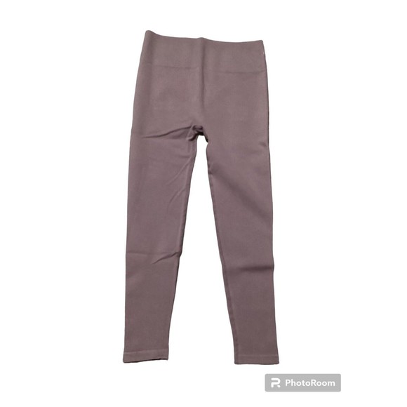 Everlane The Seamless Ribbed High Rise Legging Light Purple XL/XXL - Picture 2 of 6